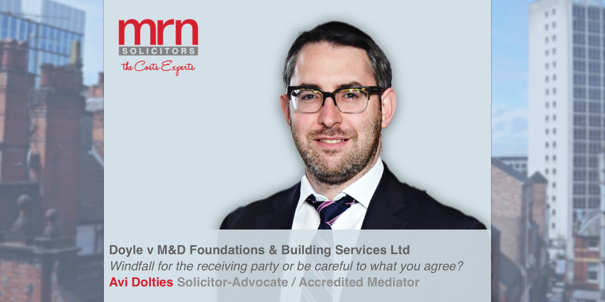 Doyle v M&D Foundations & Building Services Ltd windfall for the