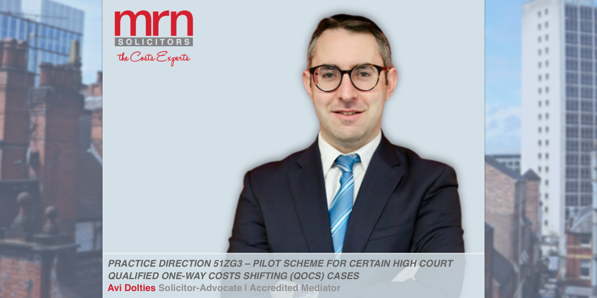 AD – PRACTICE DIRECTION 51ZG3